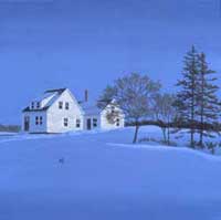 Double House in Snow II
